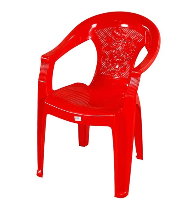 chair-relax-arm-net-flower-red