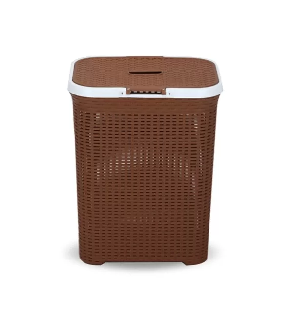 RFL Cane Laundry Basket Small Eagle Brown