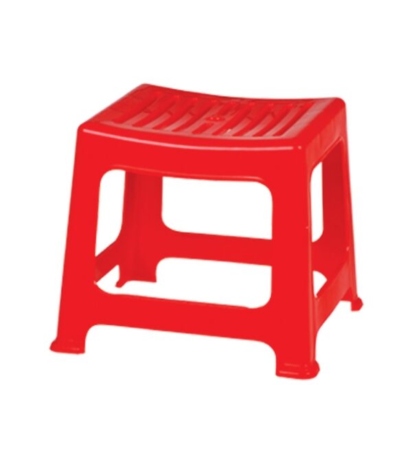 RFL Timber Stool Short Red