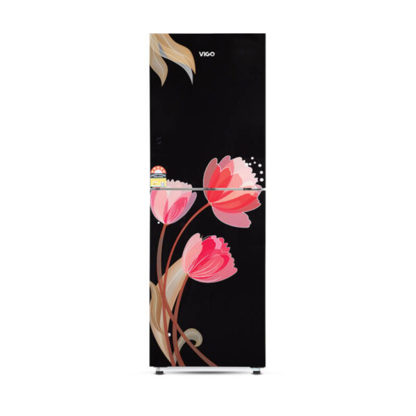 GD Refrigerator RE-185L Pink Tulip Black-BM