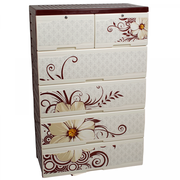 Double 5 Drawer Wardrobe Daisy